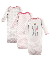 Hudson Baby Baby Girls Hudson Cotton Gowns, Dream Catcher, Preemie-Newborn