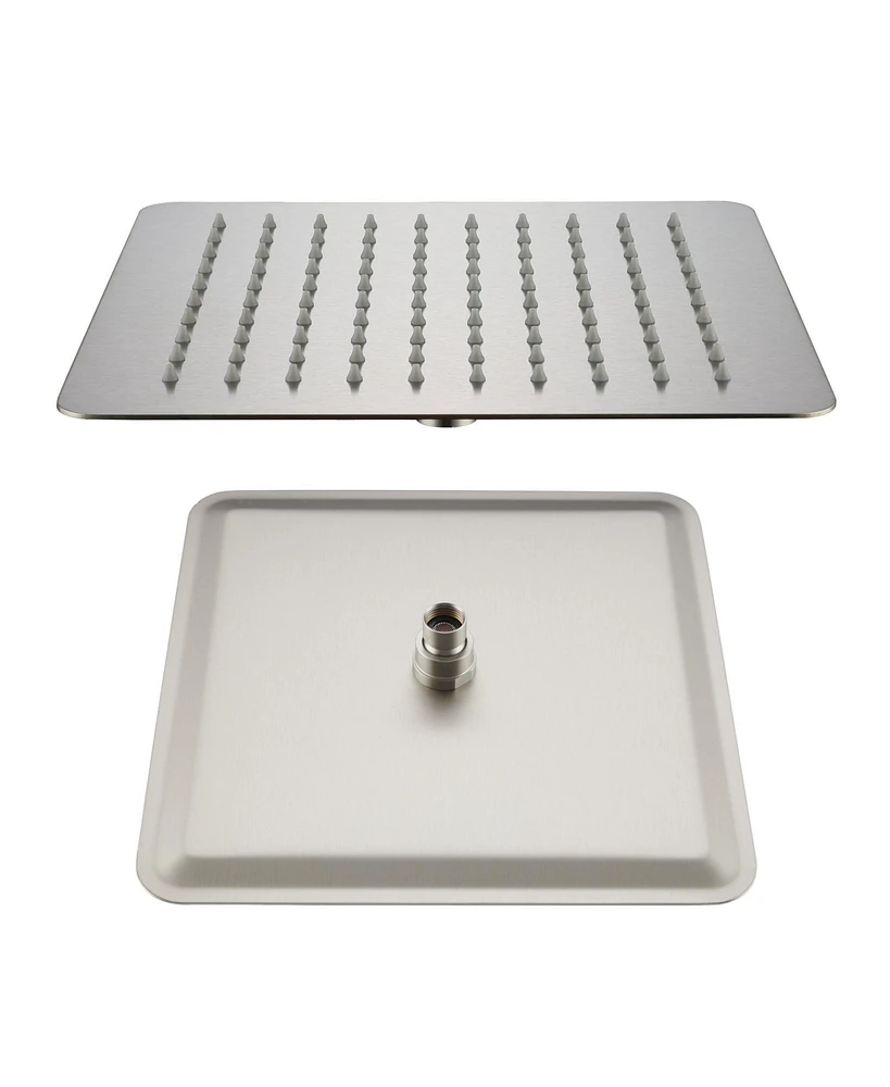 10 Inch Square 304 Stainless Steel Rain Shower Head