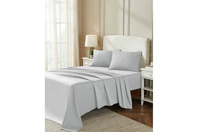 Superior Egyptian Cotton 850 Thread Count Solid Bed Sheet Set,Queen