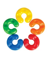 Joyn Toys Chunky Soft C Rings Manipulative Set - 60 Pieces
