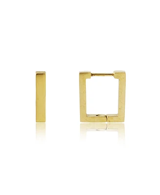 Raine Square Huggie /Gold