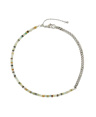 Amazonite Quartzite / Silver Necklace