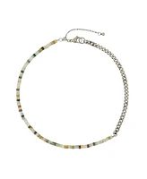 Amazonite Quartzite / Silver Necklace