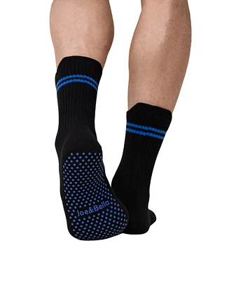 Joe & Bella Men's Unisex Gripper Socks with Anti-Slip Traction