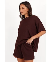 Petal and Pup Women's Granger Knit Short Set