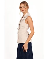 Petal and Pup Women's Emberley Fitted Tie Front Vest