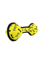 Tuffy Ultimate 2 Ball Tug Yellow Bone, 2 Pack Durable Squeaky Dog Toy