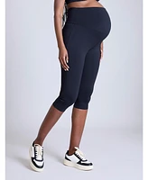 Motherhood Maternity Over the Belly Active Capri Legging