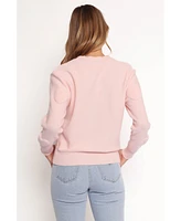 Petal and Pup Women's Orlenda Heart Knit Sweater