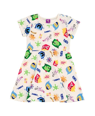 Inside Out Girls Nightmare Before Christmas French Terry Skater Dress
