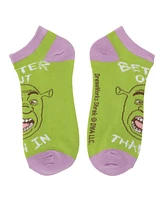 Shrek Women's Friends 5-Pair Ankle Socks-osfa