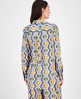 Tahari Asl Women's Printed Blouse
