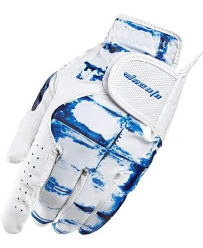Wosofe Golf Glove For Mens Left Hand White Soft Leather Breathable Professional Golf Hand Wear