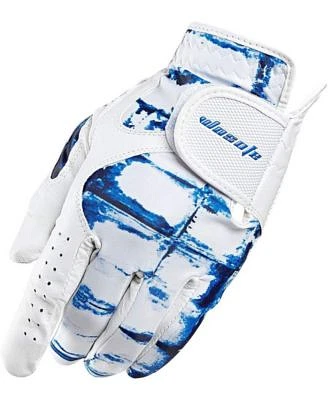 Wosofe Golf Glove For Mens Left Hand White Soft Leather Breathable Professional Golf Hand Wear