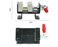 Wosofe Golf Club Regrip Vise Tool Golf Club Gripping Station Quick Shaft Clamp Grip replacement tool package Rubber Non-Slip Manual Handle Easy to Ins