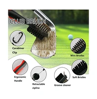 Wosofe Golf Ball carry bag golf tee bag with hook portable waist bag golf ball storage bag can hold 3 golf balls and 3 tees