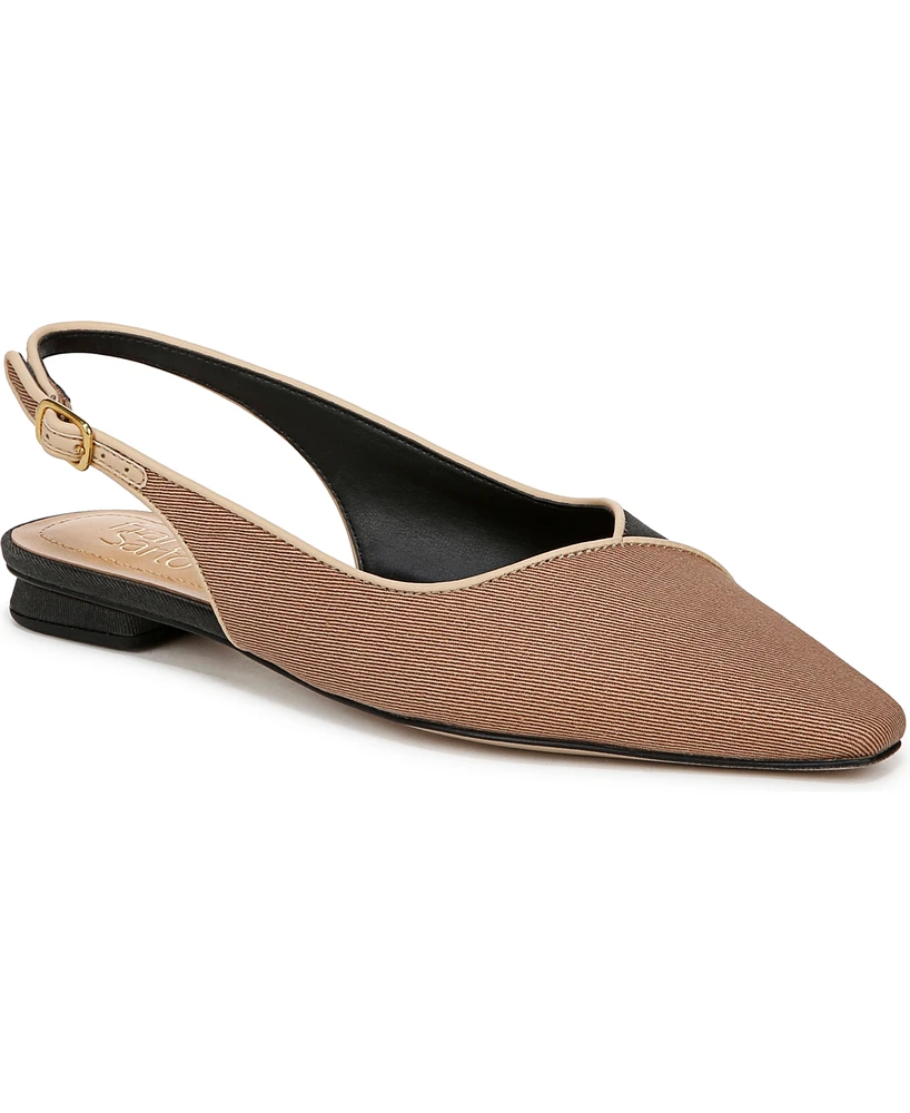Franco Sarto Women's Raena 2 Pointed Toe Slingback Flats