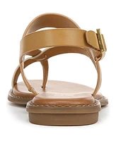 Franco Sarto Women's Gabby Open Round Toe Slingback Flat Sandals