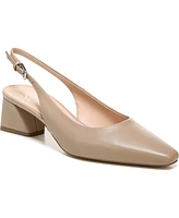 Franco Sarto Women's Jacer Snip Toe Block Heel Slingback Pumps