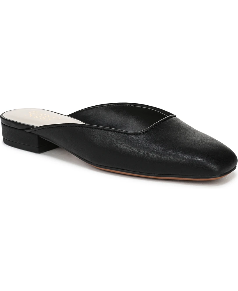 Franco Sarto Women's Dayla Square Toe Block Heel Mules