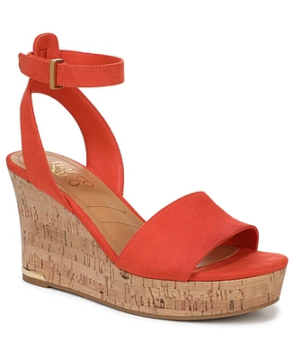 Franco Sarto Women's Celeste 2 Open Toe Strappy Wedge Sandals