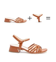 Alterre Women's Cognac Jackie Customizable Bell Sandals