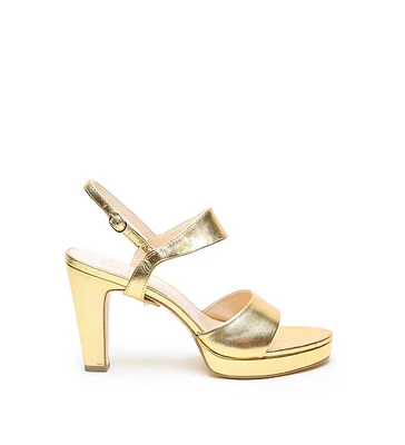 Alterre Women's Gold Elsie Customizable Platform