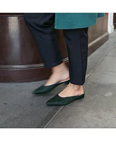 Alterre Women's Groovy Green Amal Customizable Point Slides