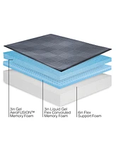 ProSleep 12" Plush Comfort Tri Layered Gel Memory Foam Mattress