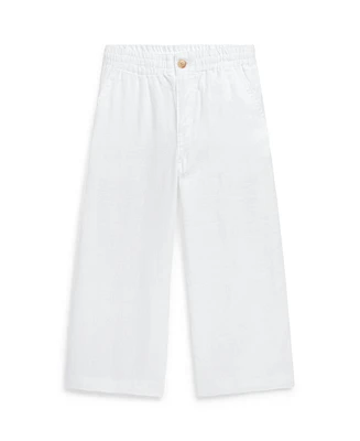 Polo Ralph Lauren Toddler Girls Wide-Leg Linen Pants