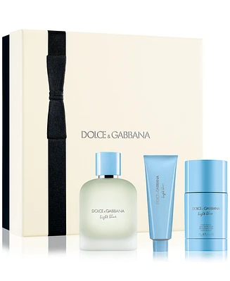 Men's 3-Pc. Light Blue Pour Homme Eau de Toilette Gift Set