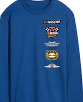 Airwaves Men's Nascar Logo Long Sleeve T-Shirt