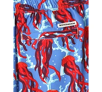 Scotch & Soda Men's Under the Sea Jellyfish Graphic Swim Trunks