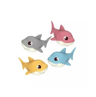 Sperric Toddler Wind-Up Floating Shark Bath Toys – 12PCS Colorful Swimming Sharks, Interactive & Battery-Free Water Play Set Bath, Pool & Summe