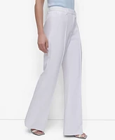 Dkny Women's Mid Rise Flare Leg Pants