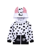 101 Dalmatians Girls Disney Lilo & Stitch French Terry Zip Up Cosplay Hoodie