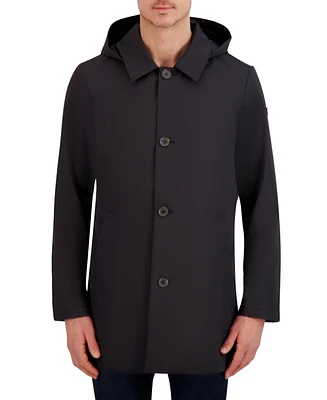 Vince Camuto Men's Rain Tek Transitional Coat With Removable Hood