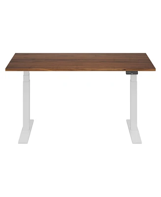 Flexispot E7-commercial W Electric Adjustable Standing Desk, Black Walnut Top