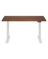 Flexispot E7-commercial W Electric Adjustable Standing Desk, Black Walnut Top