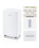 Honeywell 14,500 Btu / 101 Pint Portable Air Conditioner and Dehumidifier, Cools Rooms Up to 700 Sq. Ft., (White)