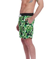 Minecraft Boys Creeper Swim Trunks Bathing Suit