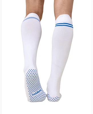 Joe & Bella Men's unisex extra-wide fit compression socks with grips