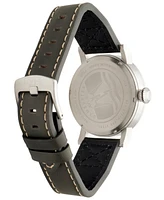 Avi-8 Men's Dambuster Chadwick Meca-Quartz Green Leather Strap Watch, 43mm