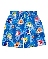 Baby Shark Little Boys Pinkfong Shark Swim Trunks Bathing Suit