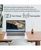 Hp Essential 17.3" Daily Traditional Laptop Intel Core 7 150U 8GB Ram Intel Integrated Graphics 512GB Ssd Storage Windows 11 Home Fhd 60Hz - Blue