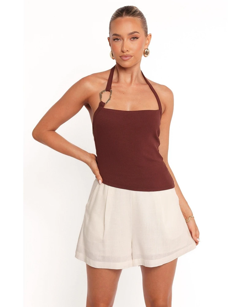 Petal and Pup Women's Yulissa Halter Knit Top