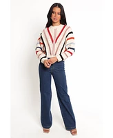 Petal and Pup Women's Marie Stripe Knit Sweater