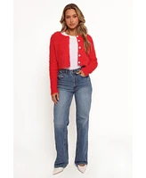 Petal and Pup Women's Tavan Crop Button Front Cardigan