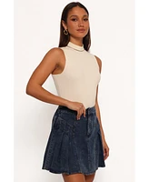 Petal and Pup Women's Alek Pleated Mini Skirt