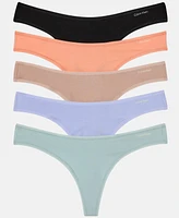 Calvin Klein Women's 5-Pk. Thong Underwear QD5250